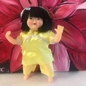 Kids toy-Doll with yellow dress